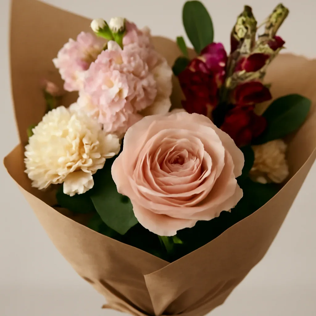 Close-up floral detail supporting are flower subscriptions a good gift?