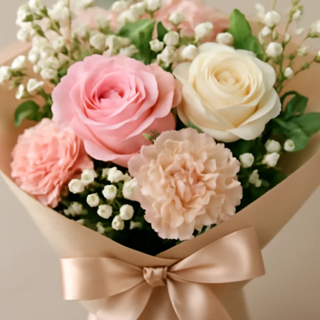 Close-up floral detail supporting best gifts to send with flowers