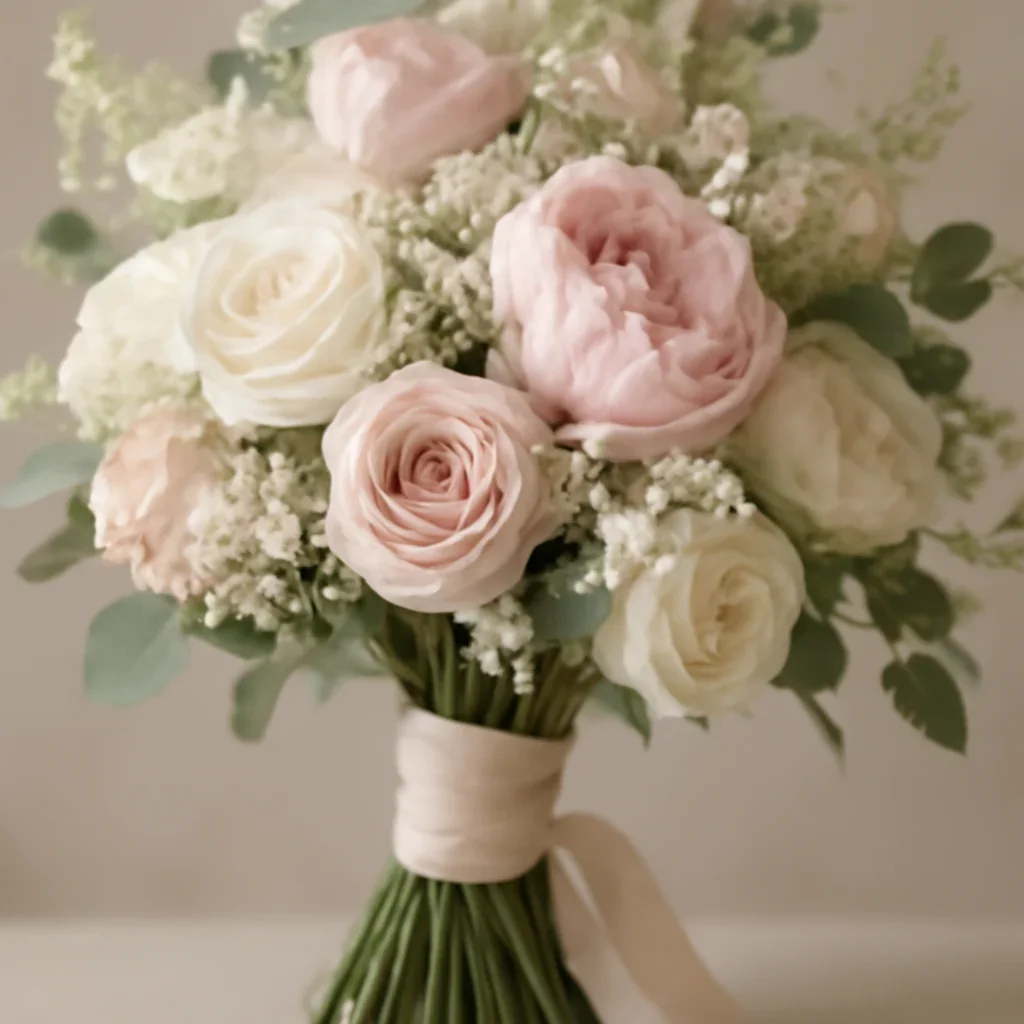 Close-up floral detail supporting how to set a realistic wedding flower budget