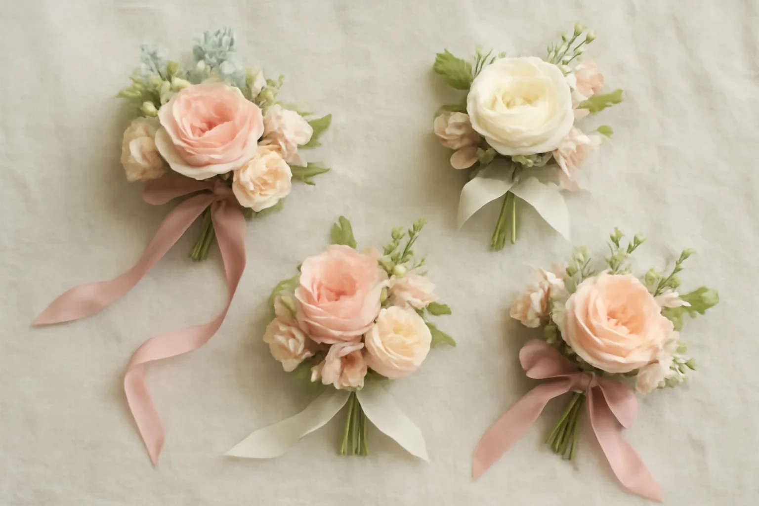 Editorial floral still life for prom corsage guide: colours, styles and tips