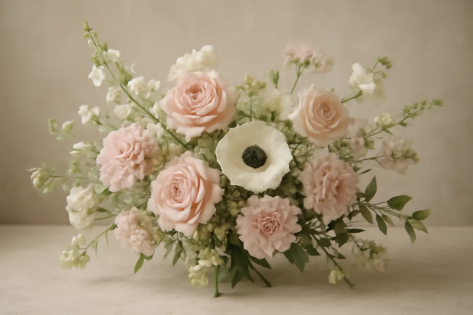 Editorial floral still life for what to write on a sympathy card