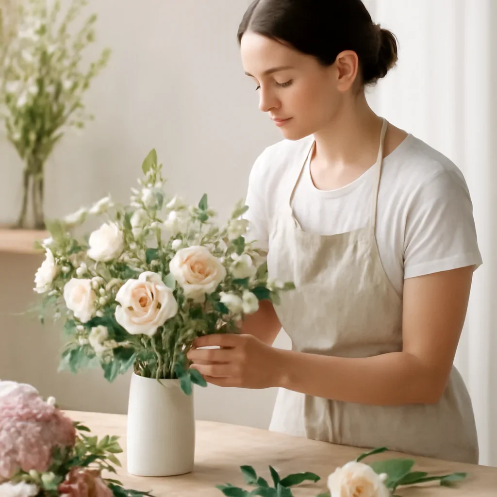 Florist detail image for floral case studies
