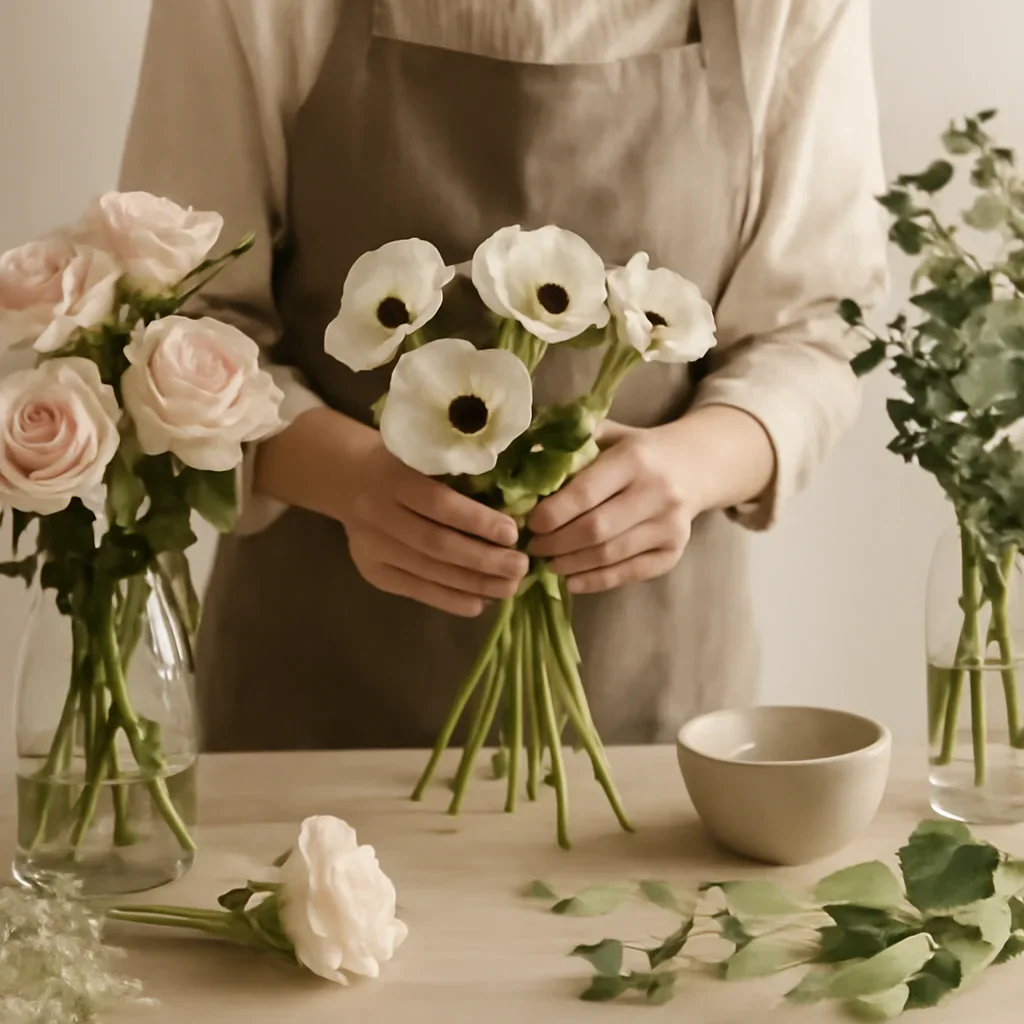 Florist detail image for flower care