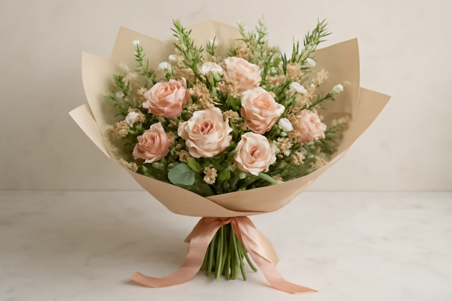 Fresh bouquet prepared for delivery in Pontefract