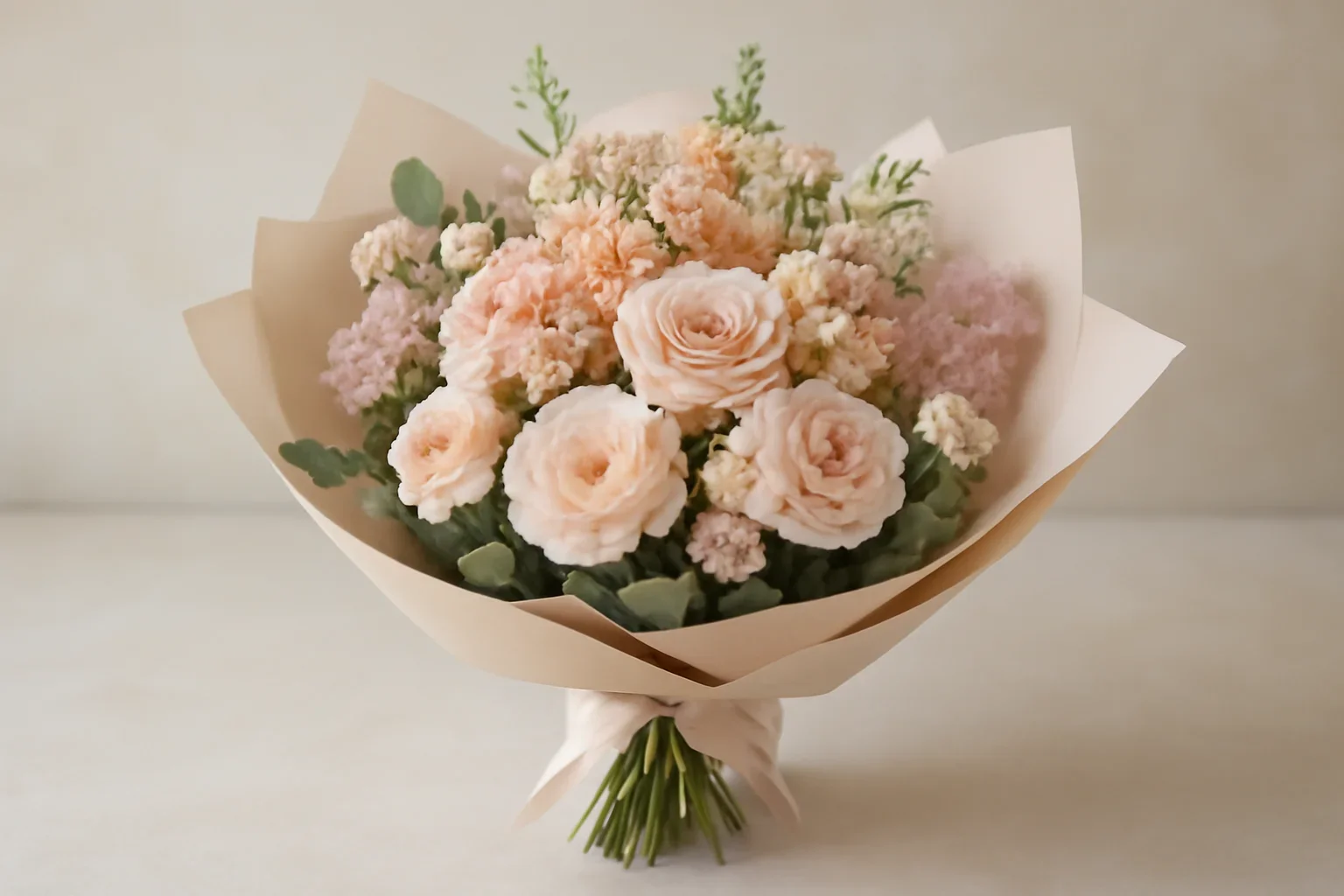 Fresh bouquet prepared for delivery in Wetherby