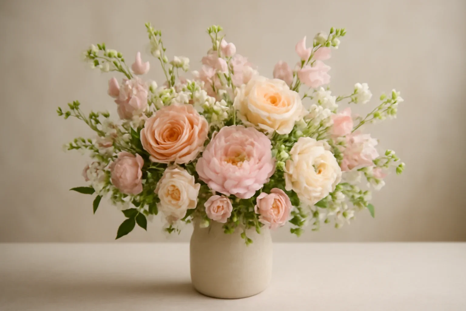 Fresh flowers styled for mother's day flowers