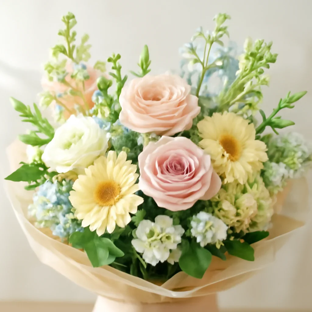 Detailed bouquet image for new baby flowers