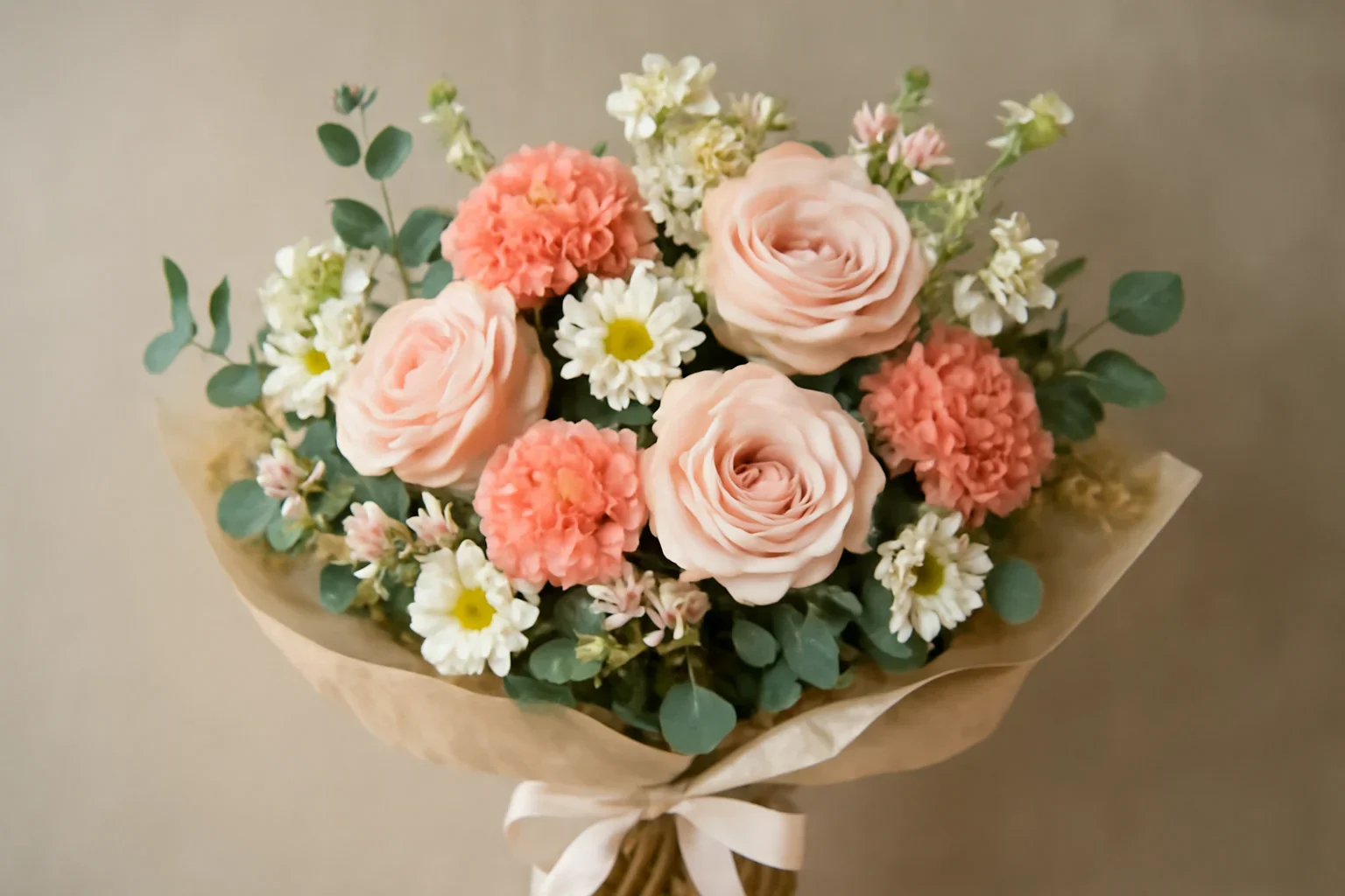 Fresh flowers styled for teacher thank you flowers