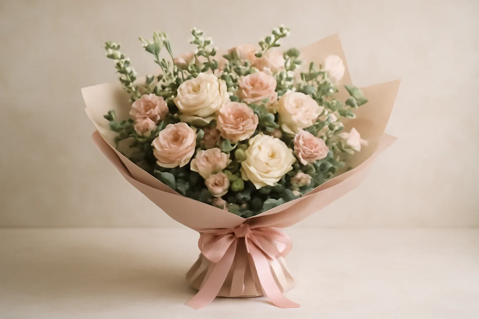 Fresh bouquet prepared for delivery in Castleford